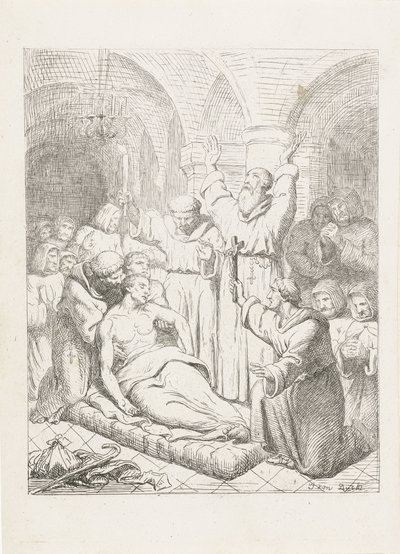 Śmierć Tiddo Winnenga autorstwa Jacobus van Dijck