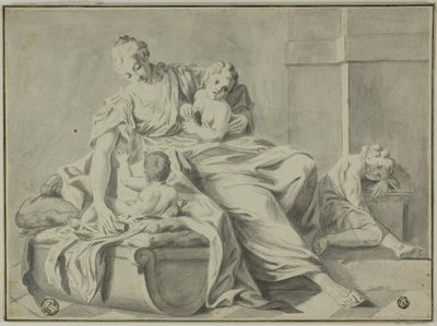 Matka i troje dzieci autorstwa Jacopo Amigoni