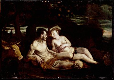 Adam i Ewa autorstwa Jacopo Bassano