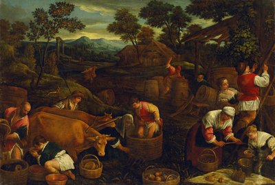 Jesień autorstwa Jacopo Bassano