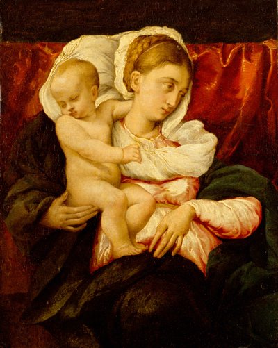 Madonna z Dzieciątkiem autorstwa Jacopo Bassano