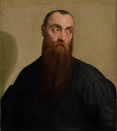 Portret brodatego mężczyzny autorstwa Jacopo Bassano