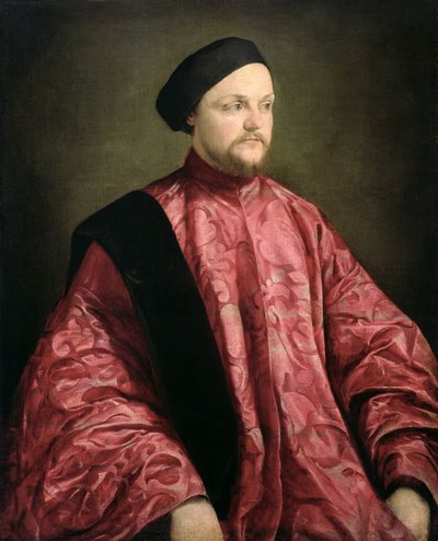 Portret senatora weneckiego, 1540 autorstwa Jacopo Bassano