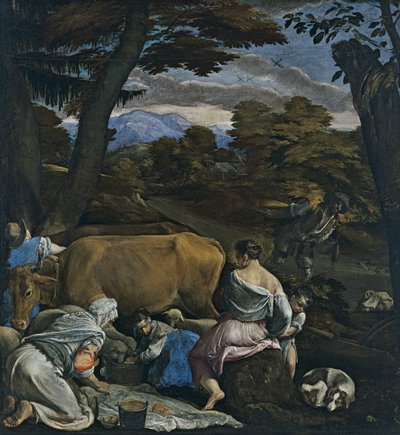 Przypowieść o siewcy autorstwa Jacopo Bassano il vecchio