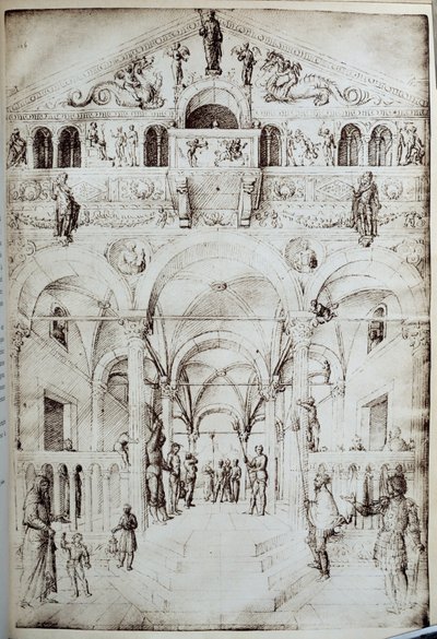 La biczowanie Chrystusa Rysunek piórem i tuszem Jacopo Bellini (1400-1470) XV w. Ndz. 0,42x0,28 m Paryż, Musee du Louvre autorstwa Jacopo Bellini