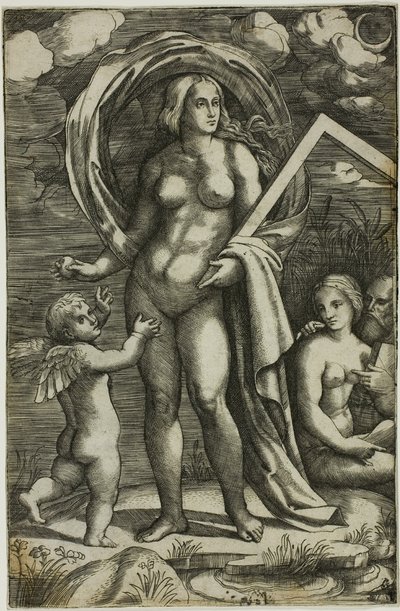 Wenus i Kupidyn autorstwa Jacopo Francia