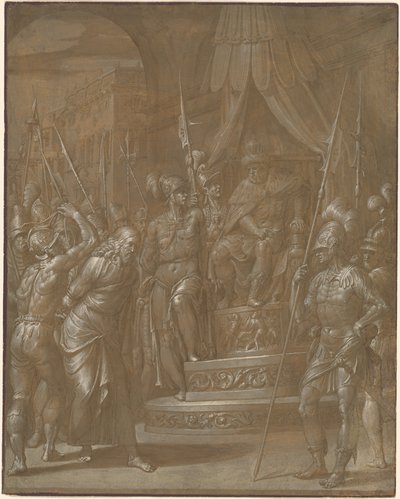 Chrystus przed Herodem autorstwa Jacopo Ligozzi
