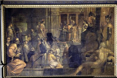 Cosimo I de Medici założyciel Zakonu Świętego Szczepana autorstwa Jacopo Ligozzi