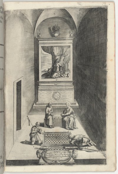 Wnętrze kaplicy Marii Magdaleny [tablica H] autorstwa Jacopo Ligozzi