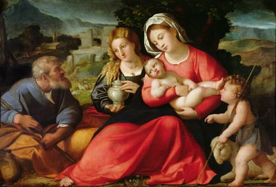 Święta Rodzina, ok. 1508-12 autorstwa Jacopo Palma
