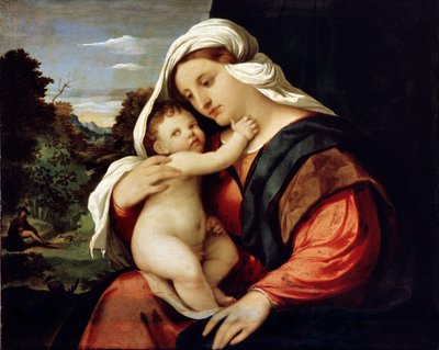 „Dziewica z Dzieciątkiem”, 1515-1516. autorstwa Jacopo Palma il Vecchio