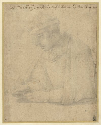 Alessandro de Medici autorstwa Jacopo Pontormo