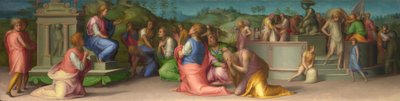 Bracia Józefowie błagają o pomoc ze scen z historii Józefa, ok. 1515 autorstwa Jacopo Pontormo