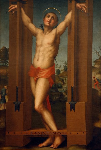 Św. Quentin, 1517 autorstwa Jacopo Pontormo