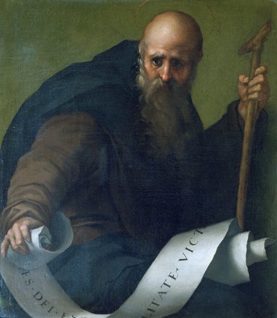 Św. Antoni opat (ok. 251-356) ok. 1518-19 autorstwa Jacopo Pontormo