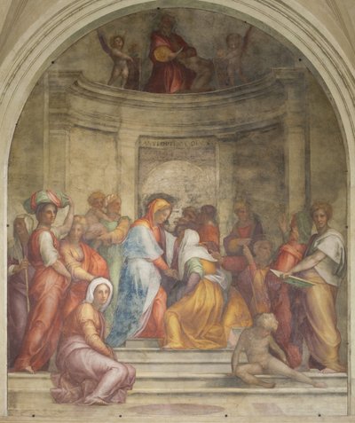 Nawiedzenie Matki Boskiej autorstwa Jacopo Pontormo