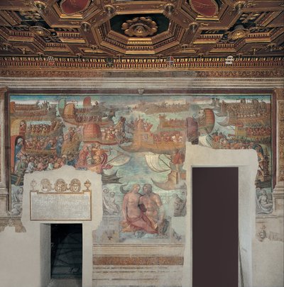 Walka morska autorstwa Jacopo Ripanda