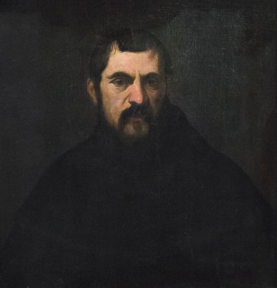 Retrato de um monkpolish autorstwa Jacopo Robusti (attr. to) Tintoretto