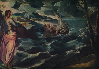 Chrystus nad Morzem Galilejskim, ok. 1575-1580. autorstwa Jacopo Robusti Tintoretto