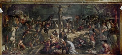Ukrzyżowanie (olej na płótnie) autorstwa Jacopo Robusti Tintoretto