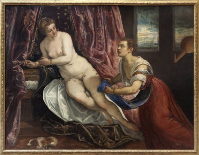 Danae, w mitologii greckiej, córka Akrisiosa, króla Argos, zamyka ją w obawie przed wyrocznią przepowiadającą jego śmierć przez wnuka. Z jego związku z Zeusem w postaci złotego deszczu narodził się Persee. Obraz Jacopo Robustiego, znanego jako Tin autorstwa Jacopo Robusti Tintoretto