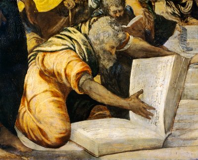 Jezus wśród lekarzy Świątynia autorstwa Jacopo Robusti Tintoretto