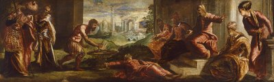 Mucius Scaevola autorstwa Jacopo Robusti Tintoretto