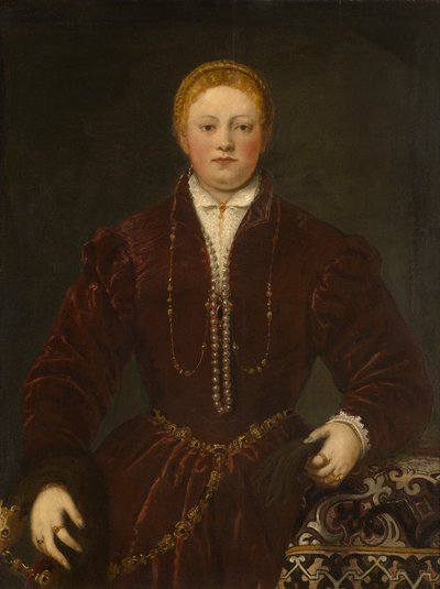 Portret młodej damy, ok. 1555. autorstwa Jacopo Robusti Tintoretto