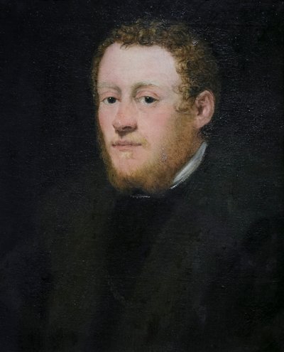 Portret młodego mężczyzny z rudymi włosami autorstwa Jacopo Robusti Tintoretto
