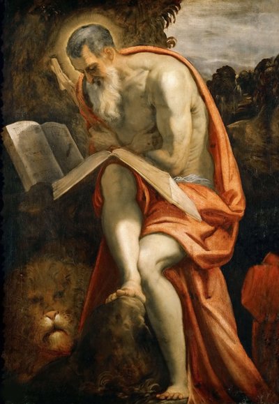 Święty Hieronim, ok. 1573-1575. autorstwa Jacopo Robusti Tintoretto