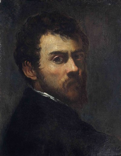 Autoportret jako młody mężczyzna autorstwa Jacopo Robusti Tintoretto