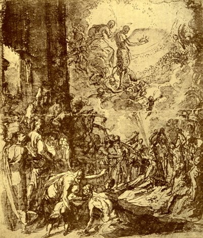 Studium męczeństwa św. Szczepana, Tintoretto, 1913. autorstwa Jacopo Robusti Tintoretto
