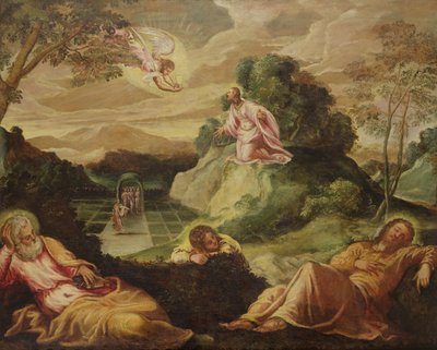 Agonia w ogrodzie autorstwa Jacopo Robusti Tintoretto