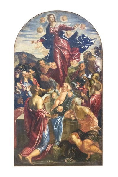 Wniebowzięcie Najświętszej Marii Panny, ok. 1550-55 (olej na płótnie) autorstwa Jacopo Robusti Tintoretto