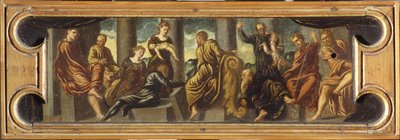Wyrok Salomona. autorstwa Jacopo Robusti Tintoretto