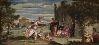 Próba Tuccii, ok. 1555 (olej na płótnie) autorstwa Jacopo Robusti Tintoretto