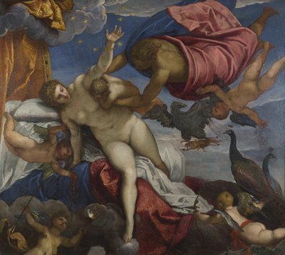 Powstanie Drogi Mlecznej, ca. 1575 autorstwa Jacopo Robusti Tintoretto
