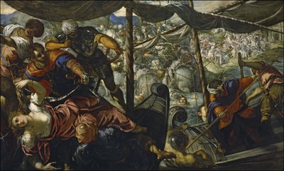 Gwałt Heleny, 1578 autorstwa Jacopo Robusti Tintoretto