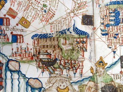 Renesansowa mapa Europy, Jacopo Russo (po), 1528 autorstwa Jacopo Russo