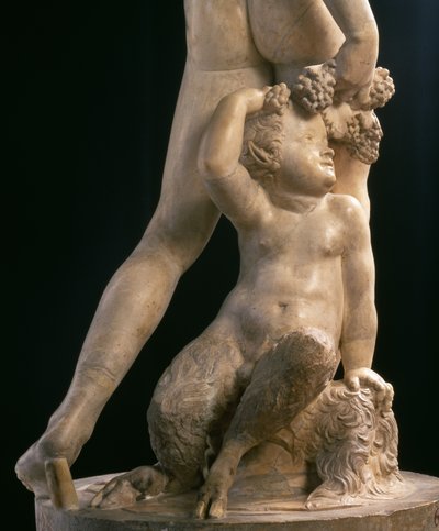 Bachus, fragment dolnej połowy, rzeźba Jacopo Sansovino (1486-1570) (marmur) (patrz także 79847) autorstwa Jacopo Sansovino