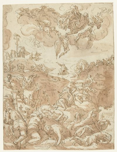 Wznoszenie miedzianego węża autorstwa Jacopo Tintoretto