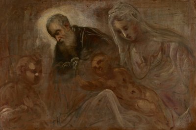 Święta Rodzina z młodym św. Janem Chrzcicielem autorstwa Jacopo Tintoretto