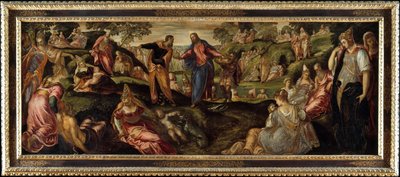 Cud chleba i ryb, ca. 1545-50. autorstwa Jacopo Robusti Tintoretto