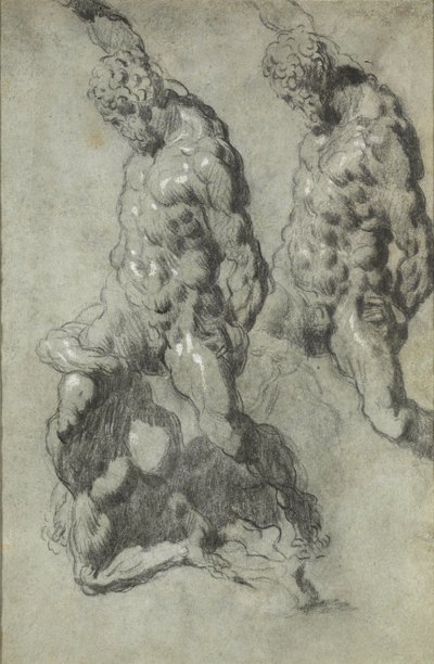Dwie analizy Samsona zabijającego Filistynów autorstwa Jacopo Tintoretto