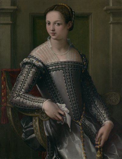 Portret kobiety, połowa XVI wieku. autorstwa Jacopo Zucchi
