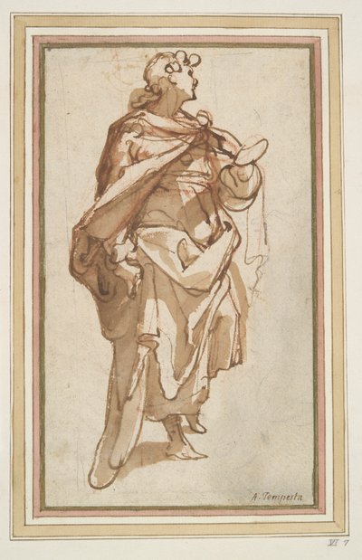 Stojący młody człowiek autorstwa Jacopo Zucchi