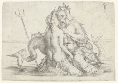 Tryton i Nereid w objęciach autorstwa Jacopo de