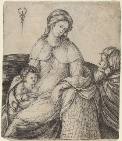 święta Rodzina autorstwa Jacopo de