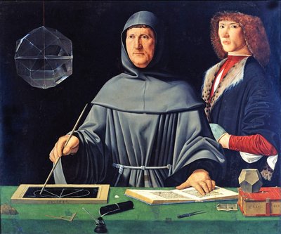 Włoski: Portret Luki Pacioliego Portret Luki Pacioliego autorstwa Jacopo de