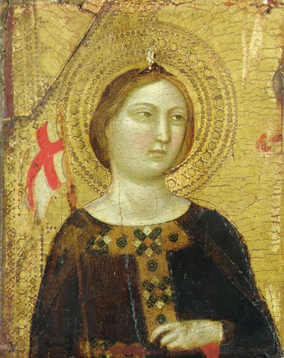 Saint Reparata (tempera na panelu) autorstwa Jacopo del Casentino